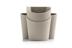 Bissolo Casa Accessori Vari Scolapiatti, Porta Rotolo E Porta Posate<BLIM PLUS - SCOLAPOSATE LINEA GOCCIOLO MOKA GREY
