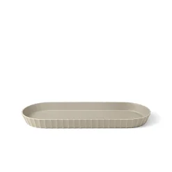 Bissolo Casa Piatti Vassoi<BLIM PLUS - VASSOIO IN POLIPROPILENE LINEA MINERVA 37.5X15CM GRIGIO MOKA
