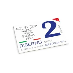 Bissolo Casa Disegno Tecnico Album Da Disegno<Blocco 4 angoli pignadue ff20 carta liscia squadrata 24x33