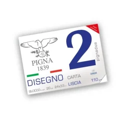 Bissolo Casa Disegno Tecnico Album Da Disegno<BLOCCO 4 ANGOLI PIGNADUE FF20 CARTA LISCIA 24X33