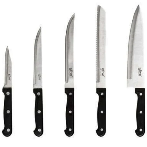 Bissolo Casa Posate Coltelli<BLOCCO CON 11 COLTELLI