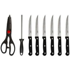 Bissolo Casa Posate Coltelli<BLOCCO CON 11 COLTELLI