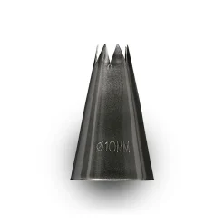 Bissolo Casa Pasticceria Accessori Pasticceria<BOCCHETTA IN ACCIAIO INOX PER SAC A POCHE FORO STELLA DIAM. 7MM
