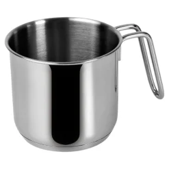 Bissolo Casa Cottura Pentolini<BOLLILATTE 1 MANICO IN ACCIAIO INOX 18/10 LINEA MUSA DIAM. 14CM
