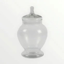 Bissolo Casa Barattoli<BOMBONIERA UC TRASPARENTE 19X28CM CON TAPPO IN VETRO