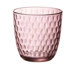 Bissolo Casa Bicchieri Acqua<BORMIOLI - SET 6 BICCHIERI ACQUA LINEA SLOT IN VETRO ROSA 29CL