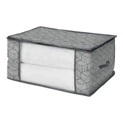 Bissolo Casa Cambio Stagione Custodie<BORSA GUARDAROBA IN TNT E PVC 60X45X30CM : vendita online BORSA GUARDAROBA IN TNT E PVC 60X45X30CM in offerta