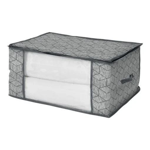 Bissolo Casa Cambio Stagione Custodie<BORSA GUARDAROBA IN TNT E PVC 60X45X30CM : vendita online BORSA GUARDAROBA IN TNT E PVC 60X45X30CM in offerta