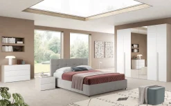 Bissolo Casa Camere Moderne<CAMERA COMPLETA AGATA OLMO E BIANCO FRASSINATO