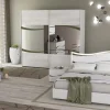 Bissolo Casa Camere Moderne<CAMERA COMPLETA LE DUNE OLMO BIANCO E INSERTI GRIGIO FANGO
