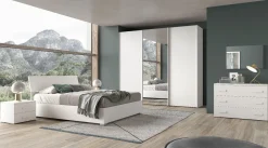 Bissolo Casa Camere Moderne<Camera da letto completa bianco frassinato CITY NEW