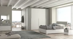 Bissolo Casa Camere Moderne<Camera da letto completa MILA frassino bianco e cemento