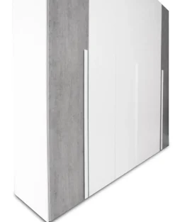 Bissolo Casa Camere Moderne<Camera da letto completa MILA frassino bianco e cemento