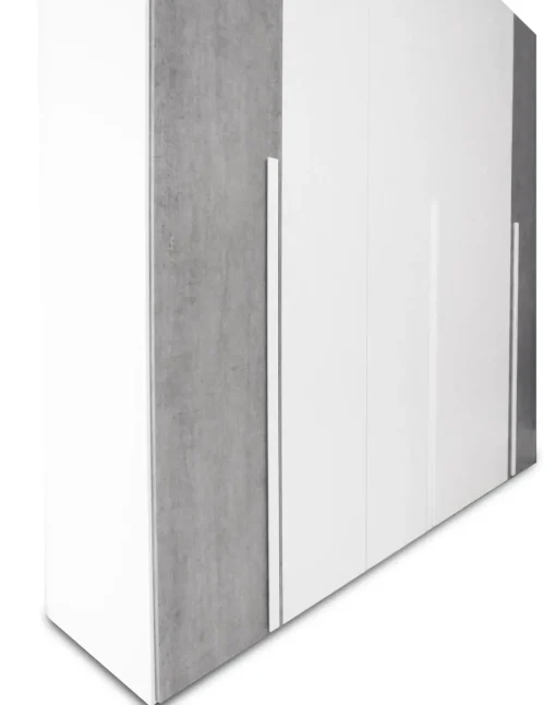 Bissolo Casa Camere Moderne<Camera da letto completa MILA frassino bianco e cemento