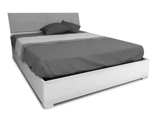 Bissolo Casa Camere Moderne<Camera da letto completa MILA frassino bianco e cemento