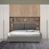 Bissolo Casa Camere Moderne<Camera da letto moderna con armadio a ponte noce e spatolato
