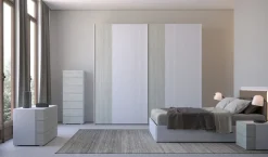 Bissolo Casa Camere Moderne<CAMERA FRASSINO NUVOLA E CENERE WOOD