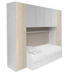 Bissolo Casa Camerette Complete<CAMERETTA COMPLETA BLOK BIANCO FRASSINATO E OLMO