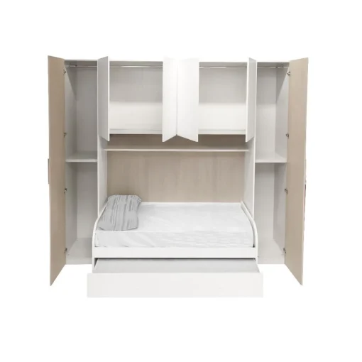Bissolo Casa Camerette Complete<CAMERETTA COMPLETA BLOK BIANCO FRASSINATO E OLMO