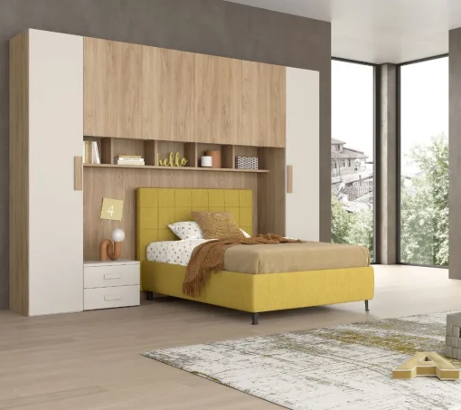 Bissolo Casa Camerette Complete<CAMERETTA CON ARMADIO A PONTE E LETTO PIAZZA E MEZZA