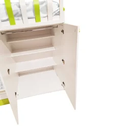 Bissolo Casa Camerette Complete<CAMERETTA GIESSEGI SOPPALCO MOD. JOB COMPOSIZIONE RUGBY BIANCO/PERA E GIALLO OPACO