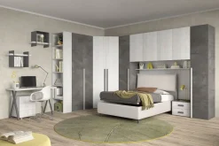 Bissolo Casa Camerette Componibili<CAMERETTA PONTE OSSIDO E ROVERE NORDICO