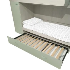 Bissolo Casa Camerette Complete<CAMERETTA SOPPALCO SINISTRA OLMO E VERDE SALVIA
