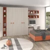 Bissolo Casa Camerette Componibili<CAMERETTA YOUNG OLMO E NEW PAPRIKA