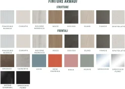Bissolo Casa Camerette Componibili<CAMERETTA YOUNG OLMO E NEW PAPRIKA