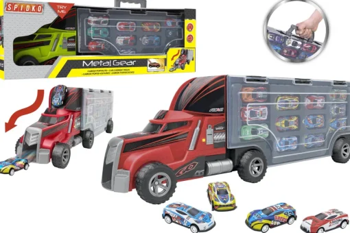 Bissolo Casa Veicoli E Piste<CAMION PORTAUTO B/O CON 12 AUTO IN METALLO TRY ME ASSORTITO: vendita online CAMION PORTAUTO B/O CON 12 AUTO IN METALLO TRY ME ASSORTITO in offerta