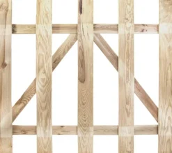 Bissolo Casa Grigliati E Paraventi<Cancello in legno per esterno: Modello Maremma