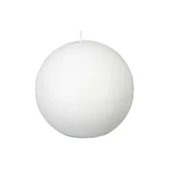 Bissolo Casa Candele<CANDELA A SFERA OLIA BIANCA D 10CM: vendita online CANDELA A SFERA OLIA BIANCA D 10CM in offerta