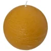 Bissolo Casa Candele<CANDELA A SFERA OLIA GIALLO OCRA D 10CM: vendita online CANDELA A SFERA OLIA GIALLO OCRA D 10CM in offerta