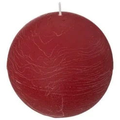 Bissolo Casa Candele<CANDELA A SFERA OLIA ROSSA D 10CM: vendita online CANDELA A SFERA OLIA ROSSA D 10CM in offerta