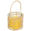 Bissolo Casa Citronelle<CANDELA ALLA CITRONELLA 340GR IN VASETTO IN VETRO E CESTINO RATTAN: vendita online CANDELA ALLA CITRONELLA 340GR IN VASETTO IN VETRO E CESTINO RATTAN in offerta
