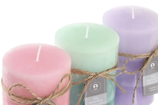Bissolo Casa Candele<CANDELA CERA 6.8X6.8X10CM 295GR ASSORTITO: vendita online CANDELA CERA 6.8X6.8X10CM 295GR ASSORTITO in offerta