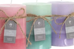 Bissolo Casa Candele<CANDELA CERA 6.8X6.8X10CM 295GR ASSORTITO: vendita online CANDELA CERA 6.8X6.8X10CM 295GR ASSORTITO in offerta