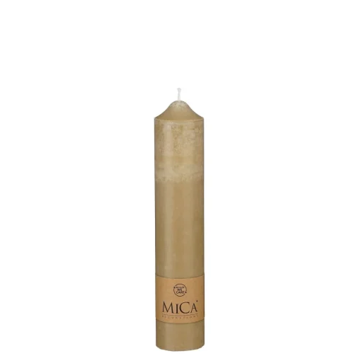 Bissolo Casa Candele<CANDELA DA CERA ORO D 5 H 25CM: vendita online CANDELA DA CERA ORO D 5 H 25CM in offerta