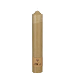 Bissolo Casa Candele<CANDELA DA CERA ORO D 5 H 30CM: vendita online CANDELA DA CERA ORO D 5 H 30CM in offerta