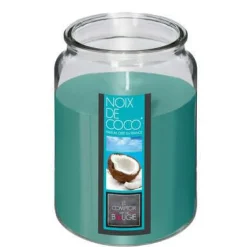 Bissolo Casa Candele<CANDELA IN VETRO COCCO 510GR: vendita online CANDELA IN VETRO COCCO 510GR in offerta