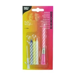 Bissolo Casa Party Candele<CANDELA MUSICALE 12CM HAPPY BITHDAY CON 3 CANDELE: vendita online CANDELA MUSICALE 12CM HAPPY BITHDAY CON 3 CANDELE in offerta