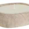 Bissolo Casa Candele<CANDELA PAULAWNIA NATURALE 15X11 H 5CM: vendita online CANDELA PAULAWNIA NATURALE 15X11 H 5CM in offerta