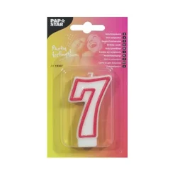 Bissolo Casa Party Candele<CANDELA PER COMPLEANNO 7 BIANCO H 7.3CM: vendita online CANDELA PER COMPLEANNO 7 BIANCO H 7.3CM in offerta