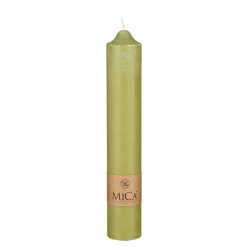 Bissolo Casa Candele<CANDELA PILAR VERDE D 5 H 30CM: vendita online CANDELA PILAR VERDE D 5 H 30CM in offerta