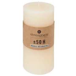 Bissolo Casa Candele<CANDELA ROTONDA OLIA BIANCO AVIO D 6.8 X H 14CM: vendita online CANDELA ROTONDA OLIA BIANCO AVIO D 6.8 X H 14CM in offerta