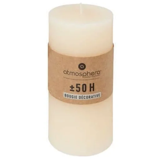 Bissolo Casa Candele<CANDELA ROTONDA OLIA BIANCO AVIO D 6.8 X H 14CM: vendita online CANDELA ROTONDA OLIA BIANCO AVIO D 6.8 X H 14CM in offerta