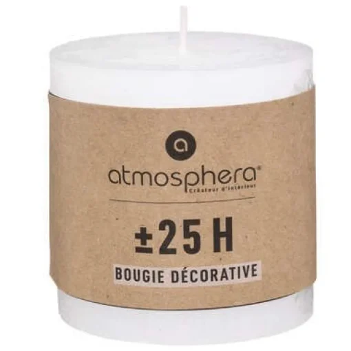 Bissolo Casa Candele<CANDELA ROTONDA OLIA DIAM. 6.7 H 7CM BIANCA: vendita online CANDELA ROTONDA OLIA DIAM. 6.7 H 7CM BIANCA in offerta