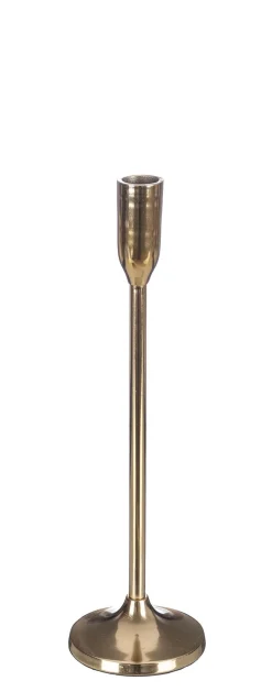Bissolo Casa Portacandele<CANDELABRO ELEGANTLY ORO 1 POSTO 10 H 37CM: vendita online CANDELABRO ELEGANTLY ORO 1 POSTO 10 H 37CM in offerta