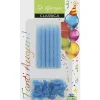 Bissolo Casa Party Candele<CANDELINE PER TORTA 12 PEZZI+BASI CELESTE: vendita online CANDELINE PER TORTA 12 PEZZI+BASI CELESTE in offerta