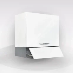 Bissolo Casa Mobili Da Cucina<CAPPA 60X33 H. 65,7 BIANCO LUCIDO